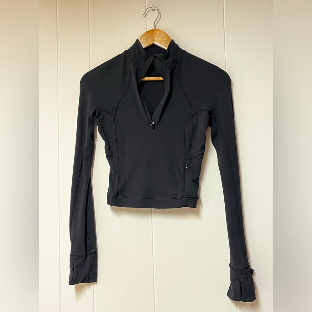 Lululemon It’s Rulu Run Cropped Half Zip-up
